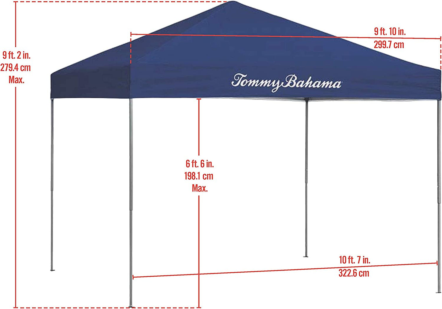 Tommy Bahama 10ft x 10 ft Canopy Tent